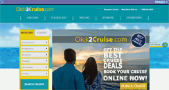 Desktop Screenshot of click2cruise.com